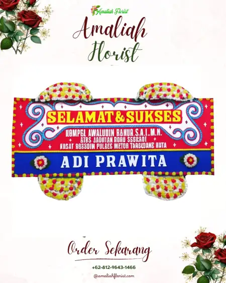 Papan Bunga Ucapan Selamat Arenan